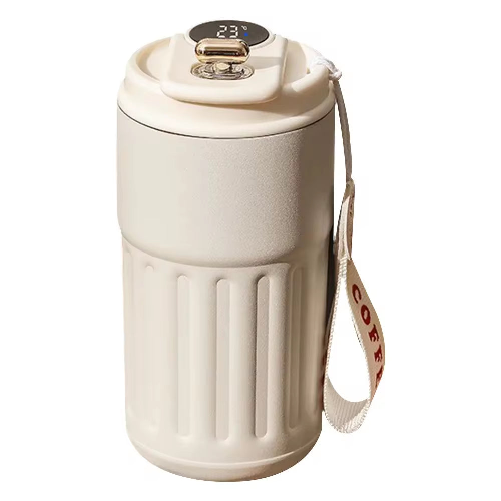 Termo inteligente de acero inoxidable 316 con pantalla LED de temperatura, taza de café, termo portátil, termos
