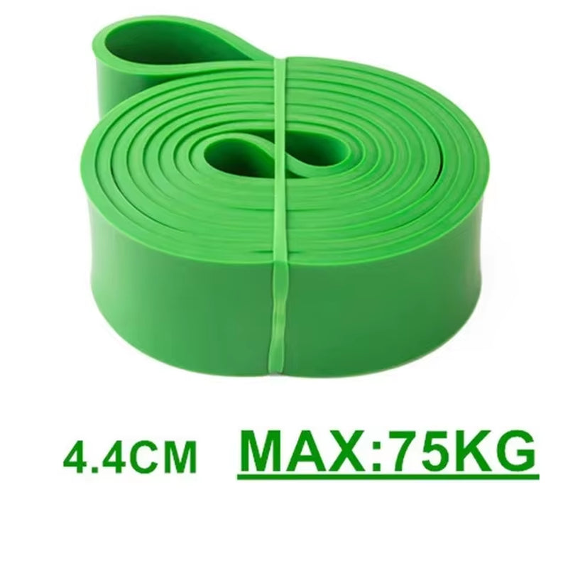Banda de resistencia de látex resistente, elástica, para deportes, para dominadas, para entrenamiento de pilates, fitness, modelado corporal, gimnasio en casa