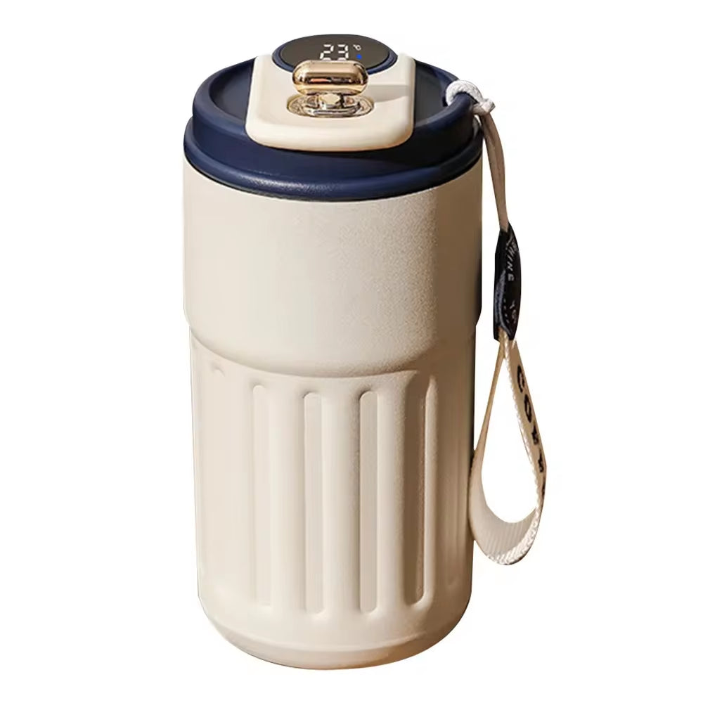 Termo inteligente de acero inoxidable 316 con pantalla LED de temperatura, taza de café, termo portátil, termos